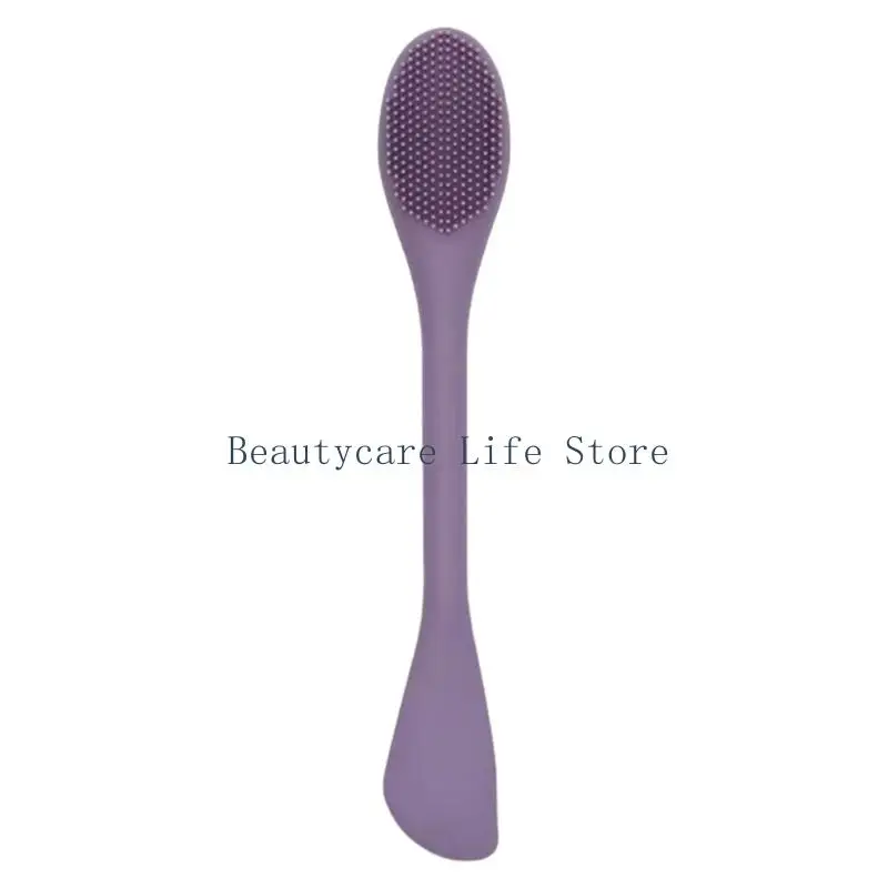 652C 2 in 1 Silicone Beauty Tool For Seamlessly Mask Removal And Relaxing Face Massage Therapy