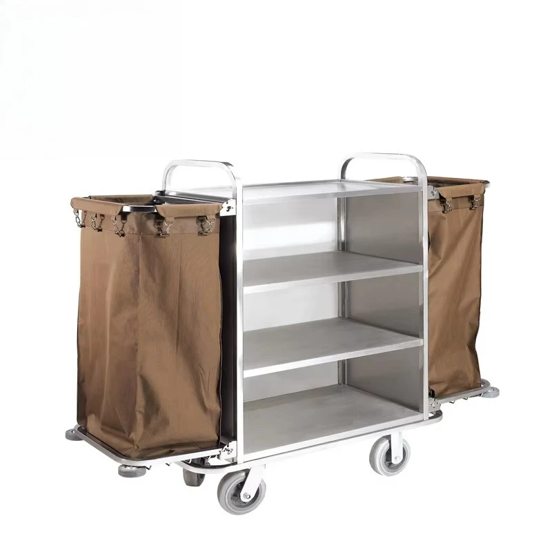 Wholesale Hotel Housekeeping Cleaning Trolley Cart Service Maid's Trolley Cart
