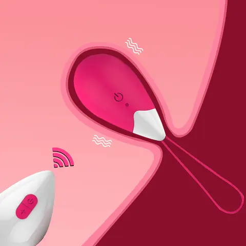 Silicone Vibrating Eggs Wireless Vaginal Ball Vibrating Exercises Smart Love Ball Remote Jump Eggs Vibratorr sexx Toys for Women 5