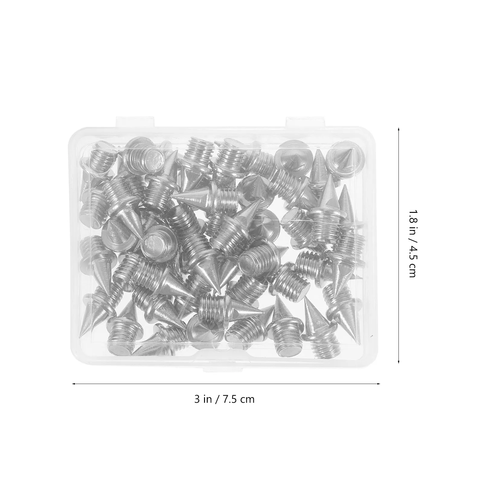 Running Spikes for Track and Field Sprint – Steel Spike Replacement, High-Friction Non-Slip Sole