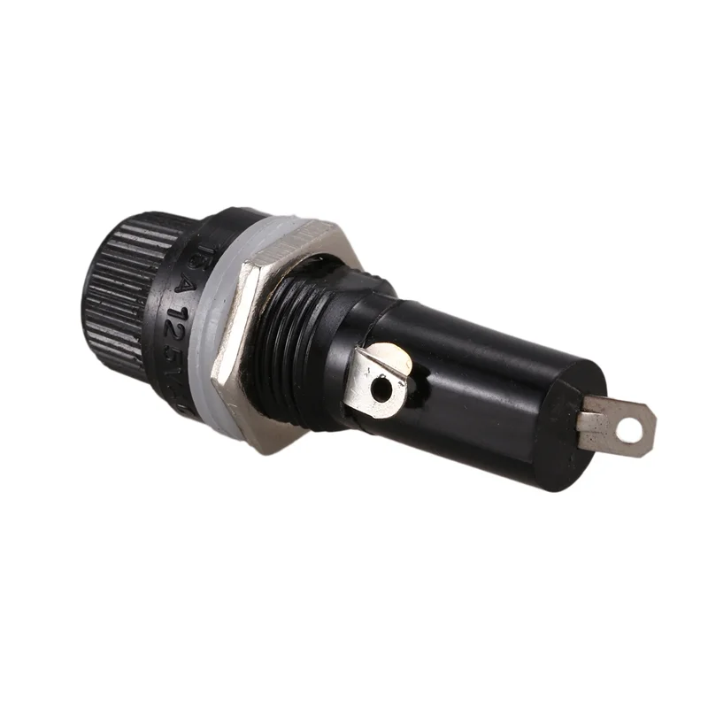 

A63K-20 шт. AC 125 В 15 А 6 х 30 мм Держатель предохранителя для монтажа на панели