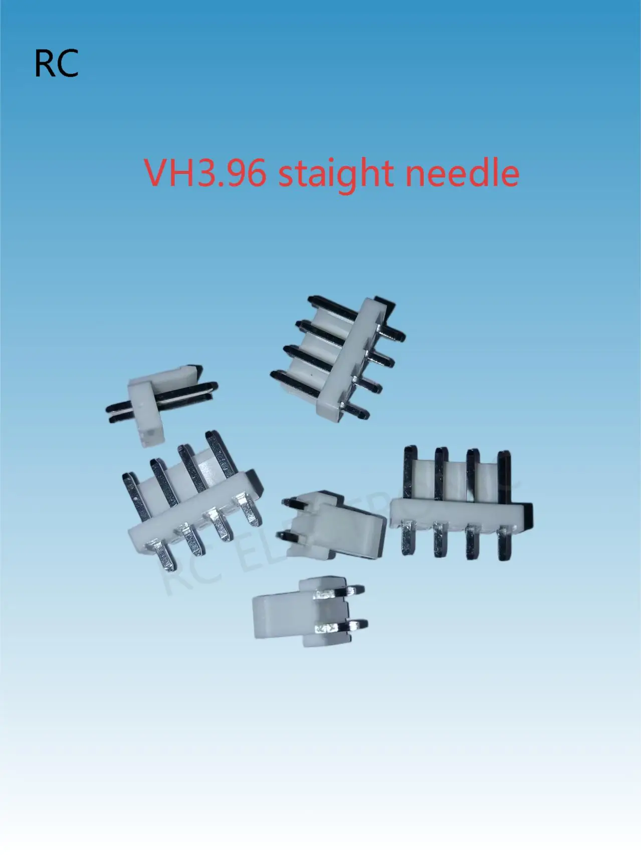 10 Sets Of VH3.96 Connectors With A Spacing Of 3.96MM, Including Plugs, Straight Sockets, Terminals (2P), And Curved Pins.