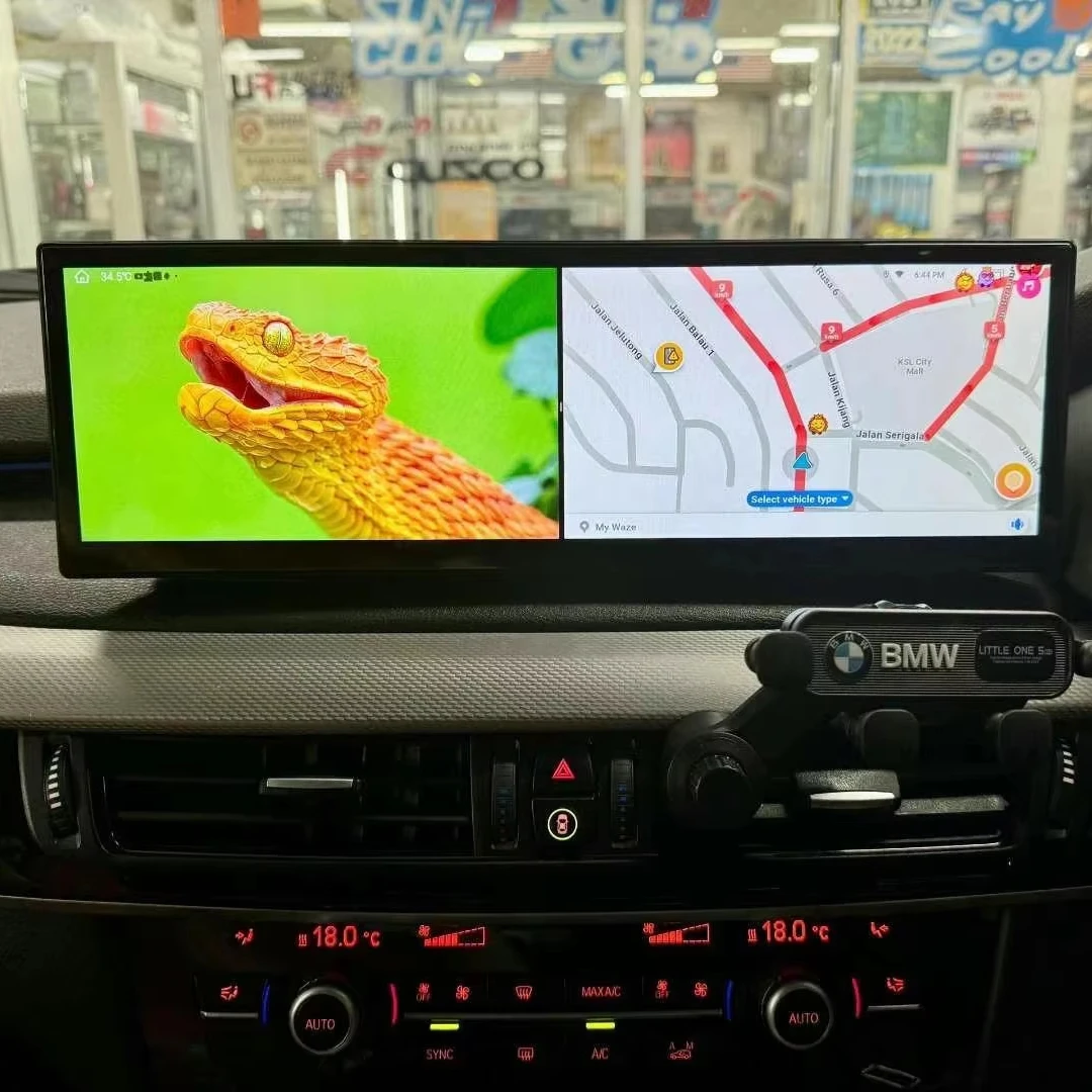 ZXY 14,9 "автомобильный видеоплеер с GPS-дисплеем Android 14 Carplay GPS-навигация для Bmw X5 X6 F15 F16 2014-2018 BT мультимедийный экран Ra