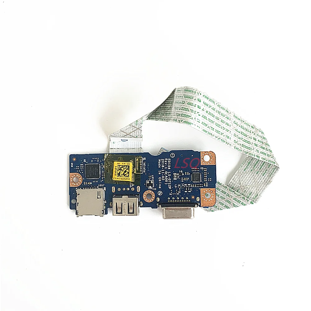 LS-G712P para Dell conquista Vostro 3580 3582 3583 placa USB tarjeta SD lector de tarjetas CN-074P3P 74P3P 100% prueba OK
