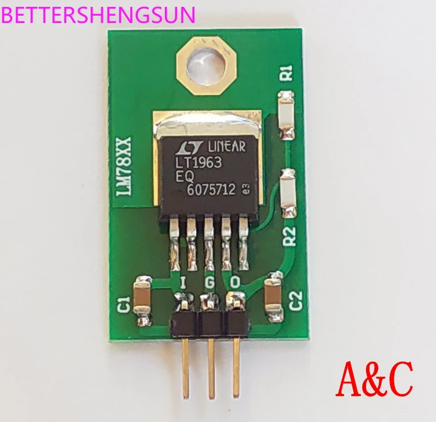 

LT1963 -LM7805 LM78XX converter / power module conversion