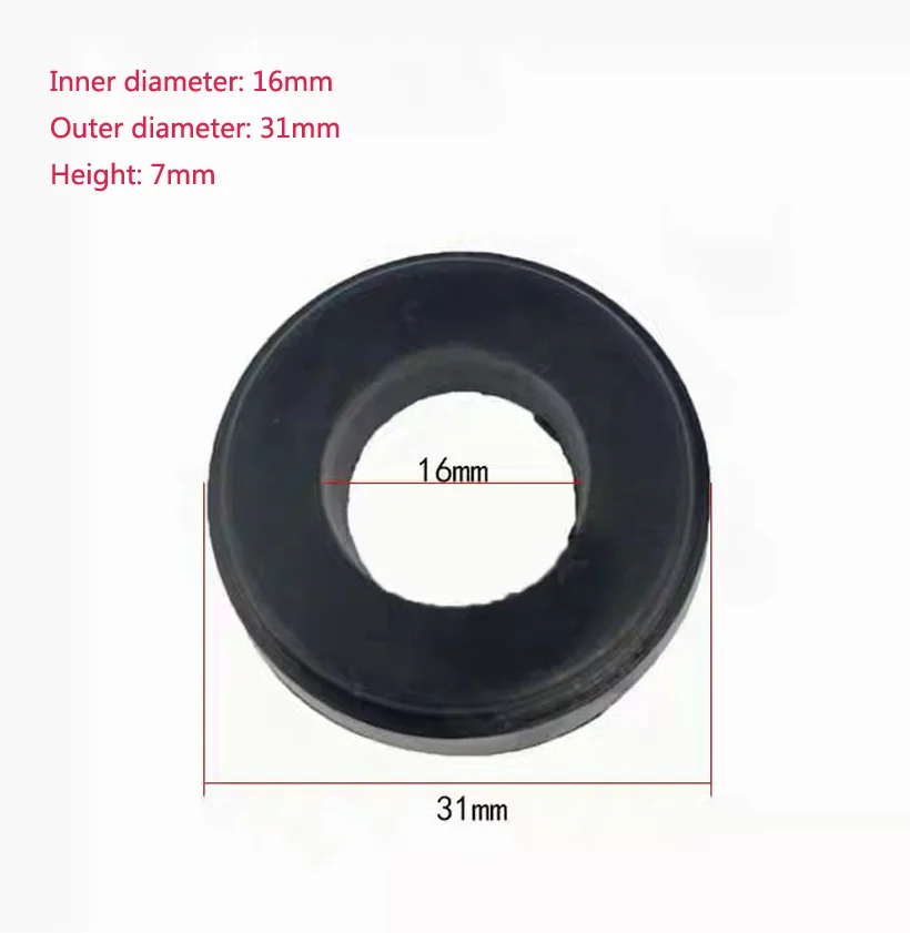 1x Horizontale 2T 3T Jack Große Leder Schüssel Öl Dichtung Gummi Ring Dichtung Ring Schwarz Leder Schüssel Reparatur zubehör