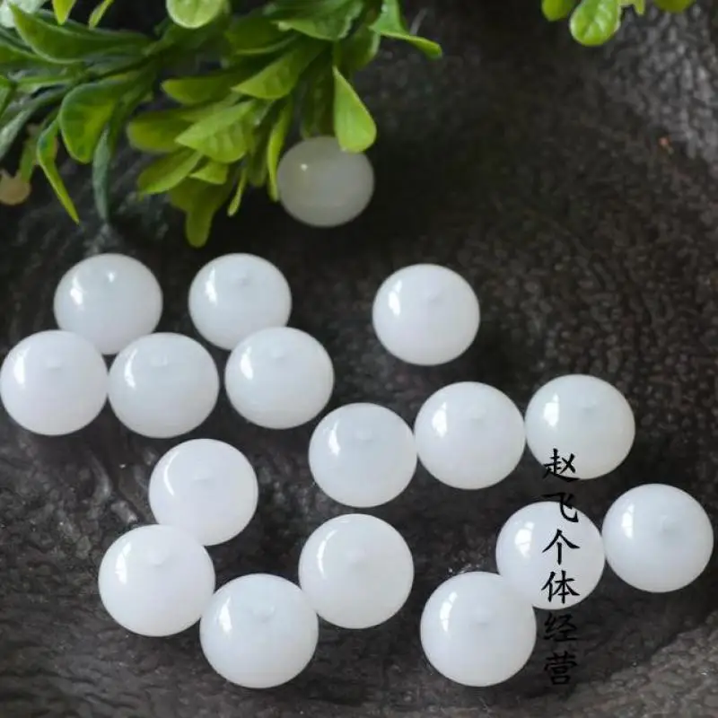 

Hetian Jades White Nephrite Barrel Beads For Jewelry Making Diy Bracelet Necklace Islamic Tasbih Muslim Rosary Bead Accessories