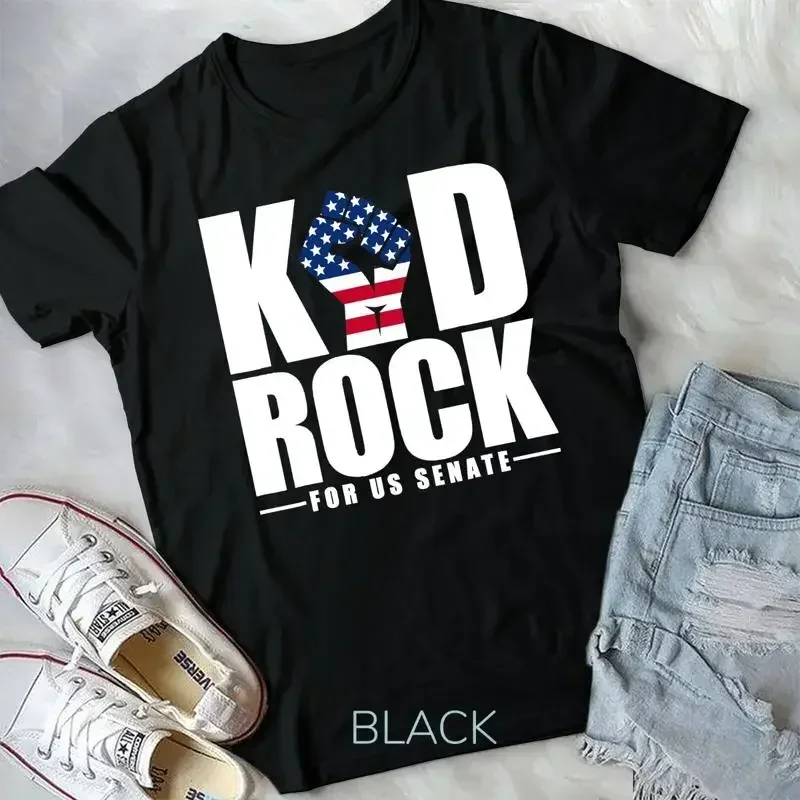 Kid For US Senate 2024 Election Shirt In Rock We Trust Unisex T shirt