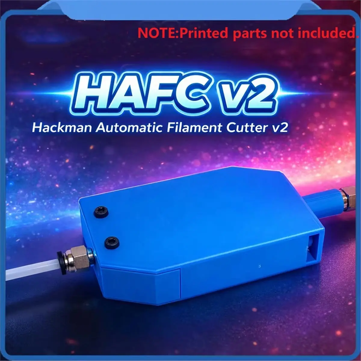(DT37) Усовершенствованный автоматический обрезчик филамента Hackman V2 с возвратной пружиной и компактным дизайном для 3D-принтеров, сменные детали