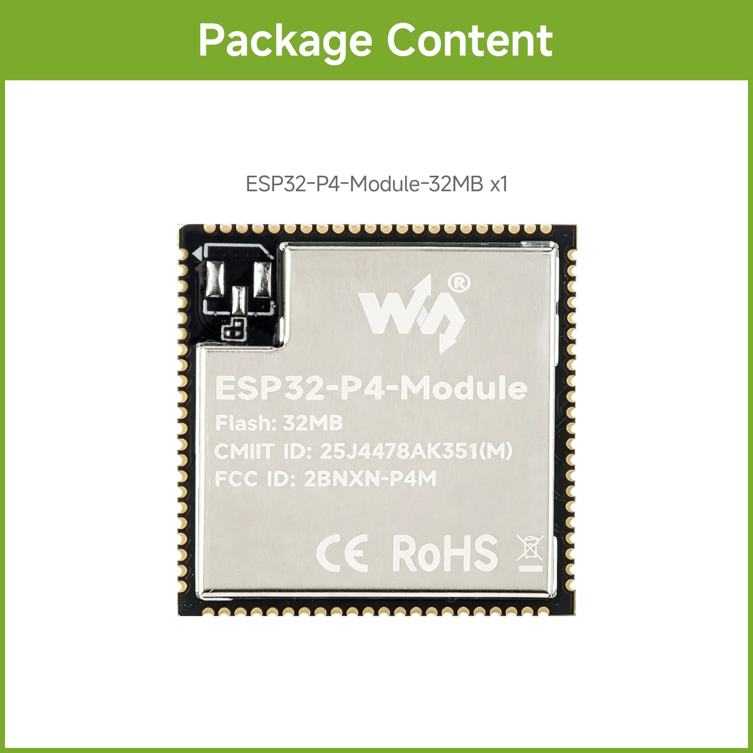 Variant: ESP32-P4-Module-32MB
