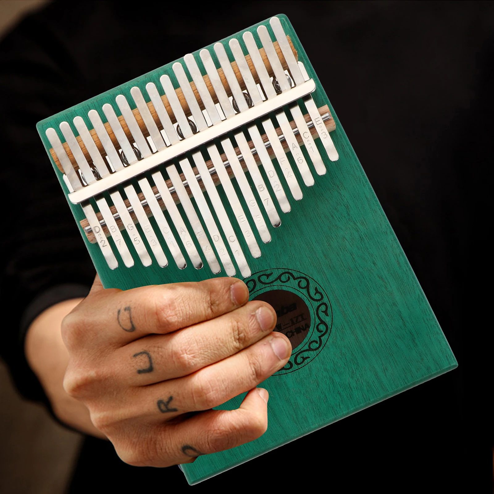 

1 set 1 Set Portable Thumb Piano Beginner Kalimba Retro Style Finger Piano Mini Kalimba Lightweight Durable For Student Music