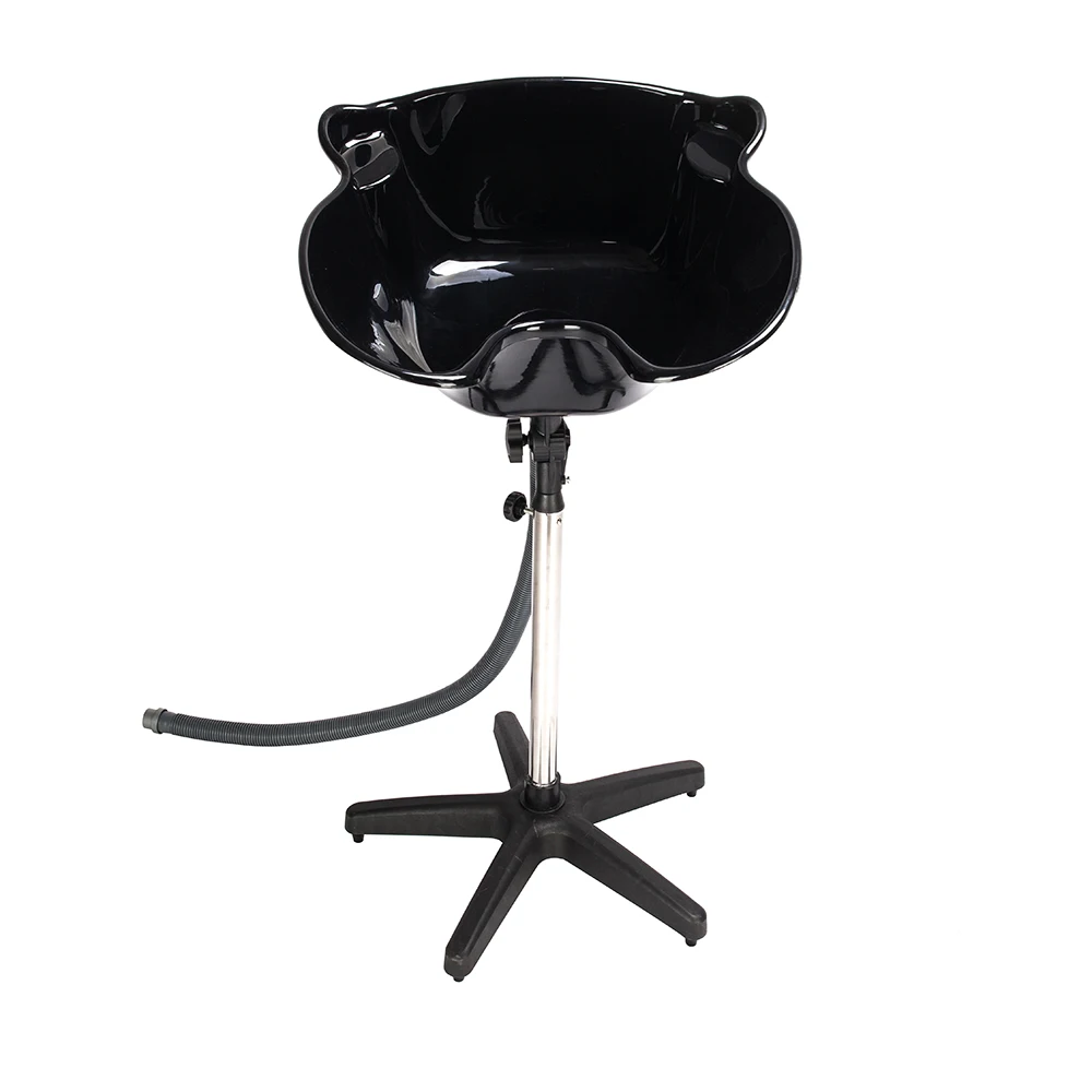 Salon Removable Adjustable Shampoo Basin 8L Large Capacity Black Stable and Durable Easy to Install[US-Stock]