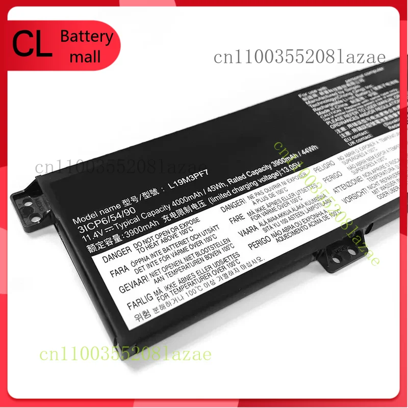 

Новый аккумулятор L19L3PF3 L19M3PF7 для Lenovo IdeaPad Gaming 3 3i 3-15ARH05