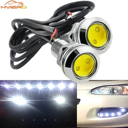 2Pc 18MM Auto Car Eagle Eye DRL Led Daytime Running Day Light Fog Lamp 12V Reversing Brake Parking Turn Signal Automobiles Lamps