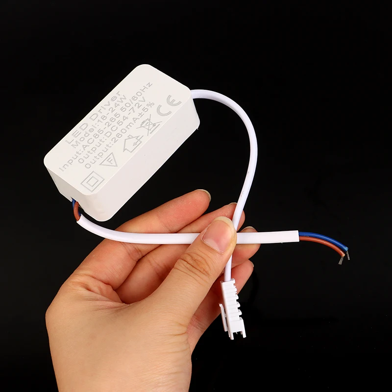 1pc 1-3W 3-5W 4-7W 8-12W12-18W 18-24W LED Driver Light Transformer Constant Current Power Adapter Lamp Strip LED Driver Power