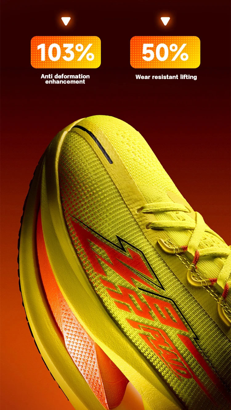 QIAODAN Feiying Plaid 3 Carbon Plate Men Running Shoes 2026 Marathon Racing Sneakers Rebound Cushion Athletic Shoes QDB023262290