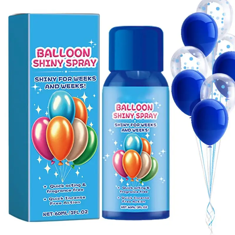 Balloons Shine Spray Shiny Glow Spray For Latex Balloons Precise Mist No Drips Quick Apply Balloon Brightener Spray