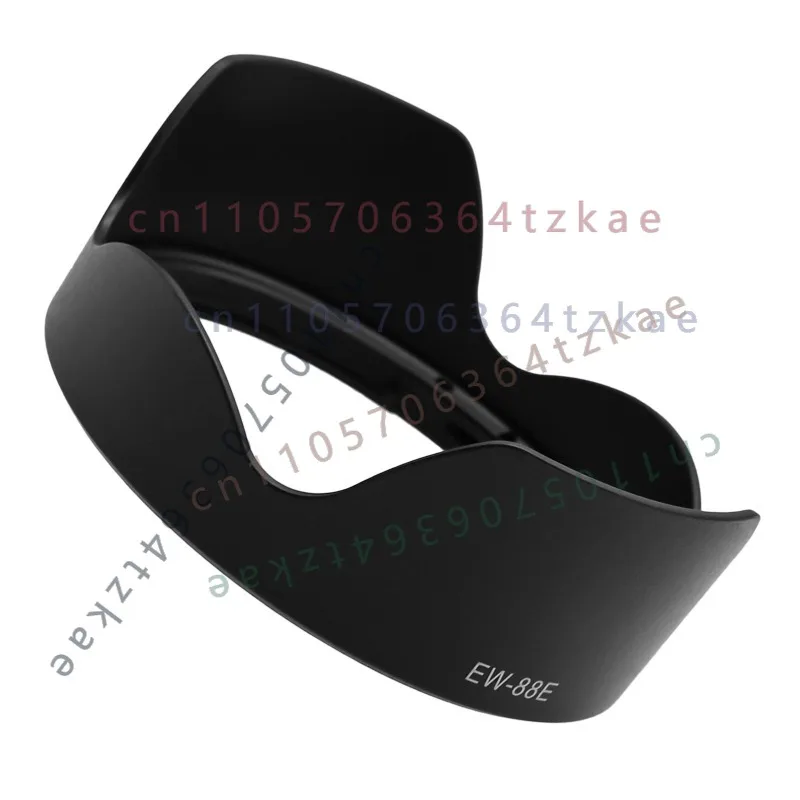 Plastic EW-88E Bayonet Lens Hood for Canon RF 24-70mm F2.8 L IS USM Camera Lens, Anti-flare Petal Lens Shade