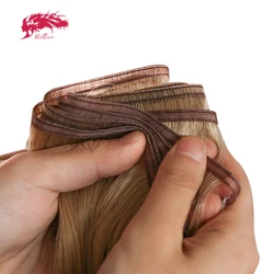 Ali Queen Hair Fascio di capelli umani vergini grezzi Bionda Un donatore Trama di capelli lisci brasiliani di seta 14 