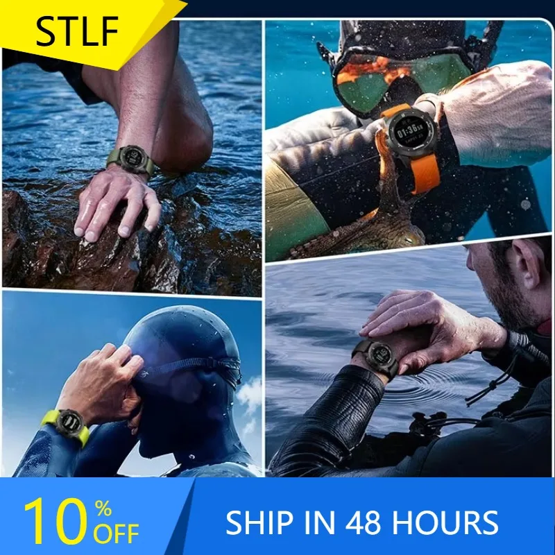 

STLFD3 Diving Deep 100m With 4 Diving Modes Displaying Altitude Temperature Compass Professional Diving Computer Watch