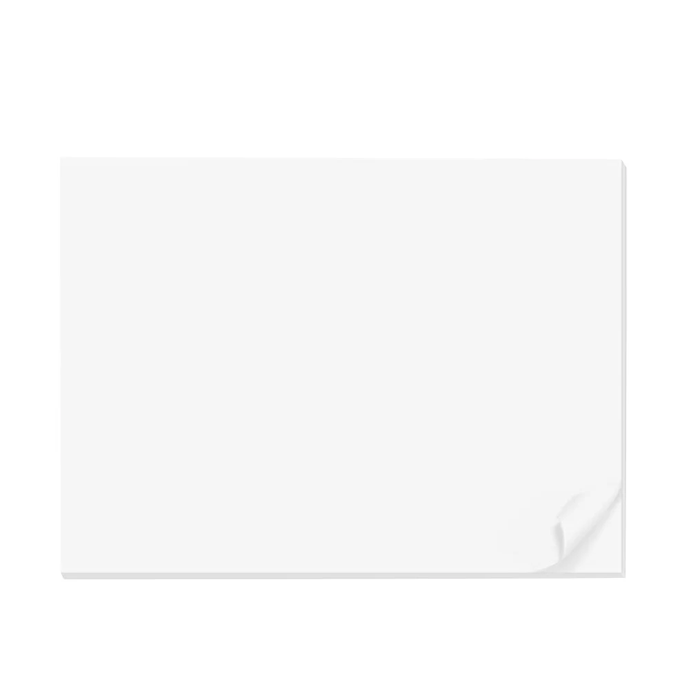 

100 Sheets A4 Drawing Paper Plain White Pad Blank Sketch Thick Smooth Ideal Pencils Pens Charcoal Ink Crayons Pastels