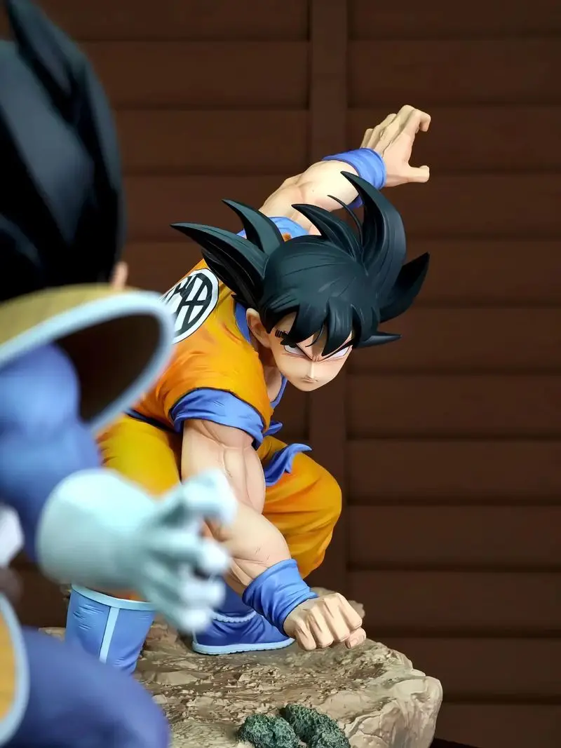 Dragon Ball Animation Wukong Gk Статуя ручной работы Настольный орнамент Коллекционная фигурка Модная модель игрушки Праздничный подарок