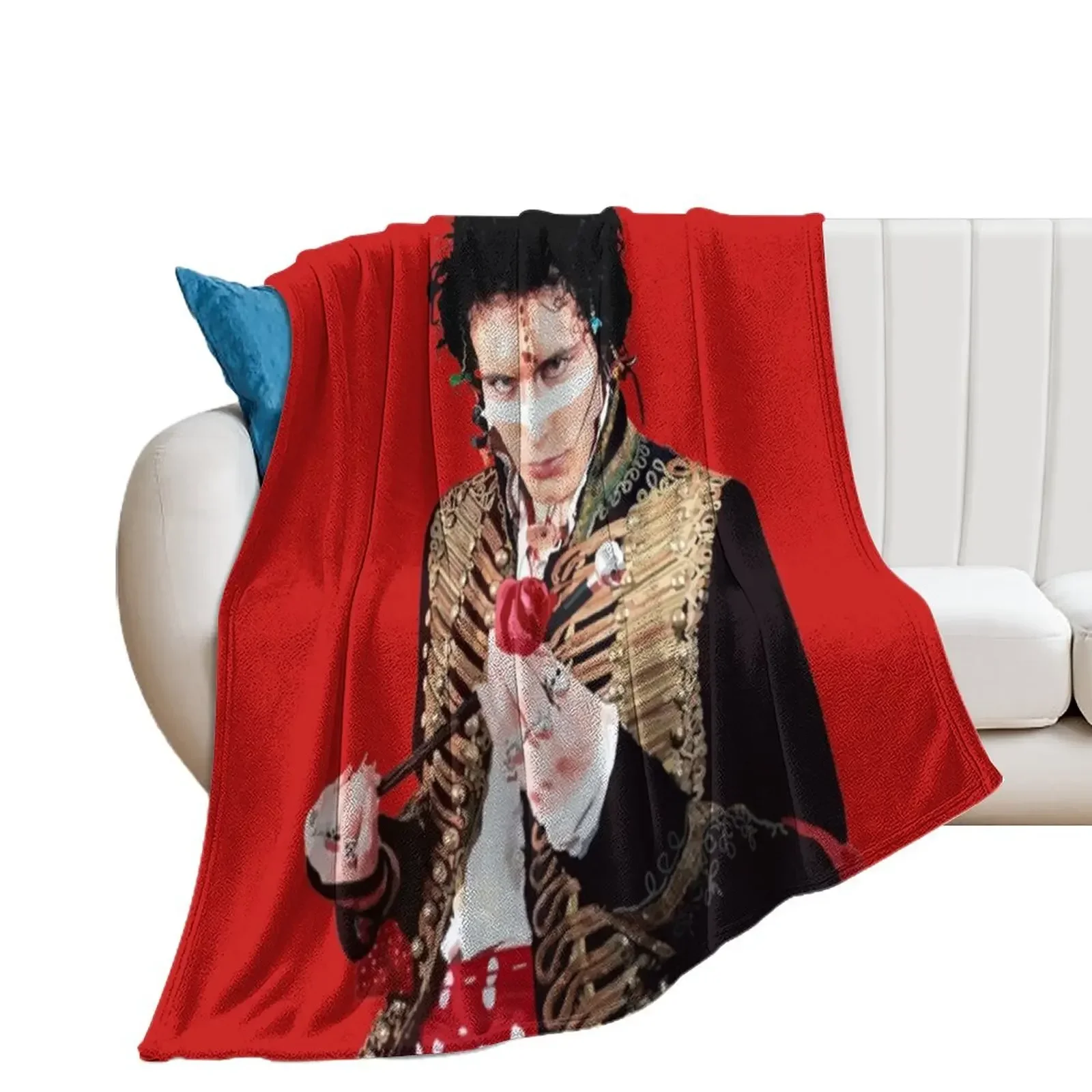 

Adam ant Throw Blanket bed plaid Flannel Fabric Luxury Thicken Blankets