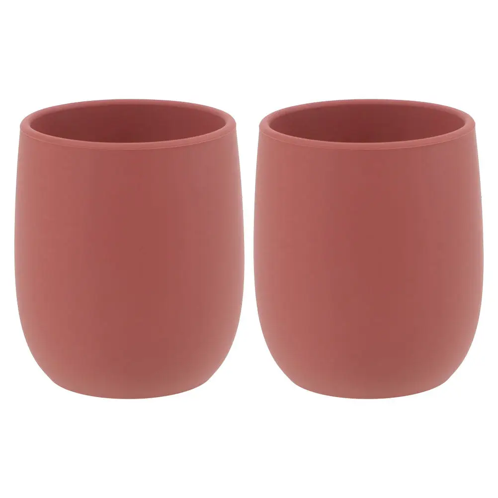

2Pcs Silicone Baby Training Cup Open Cup for Infant Toddler Soft on Gums Dishwasher Safe for Hot Cold Drinks