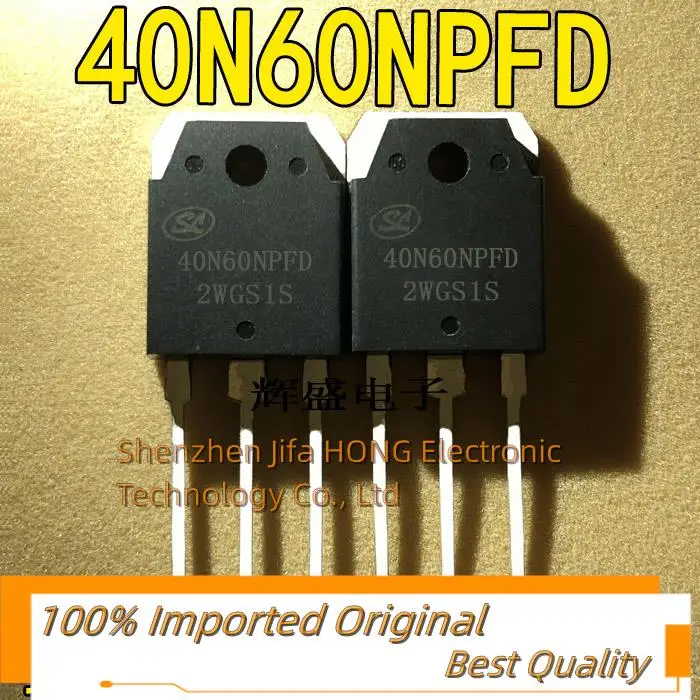 10PCS/Lot   40N60NPFD 40N60PFD 600V 40A   TO-3P Imported Original Best Quality