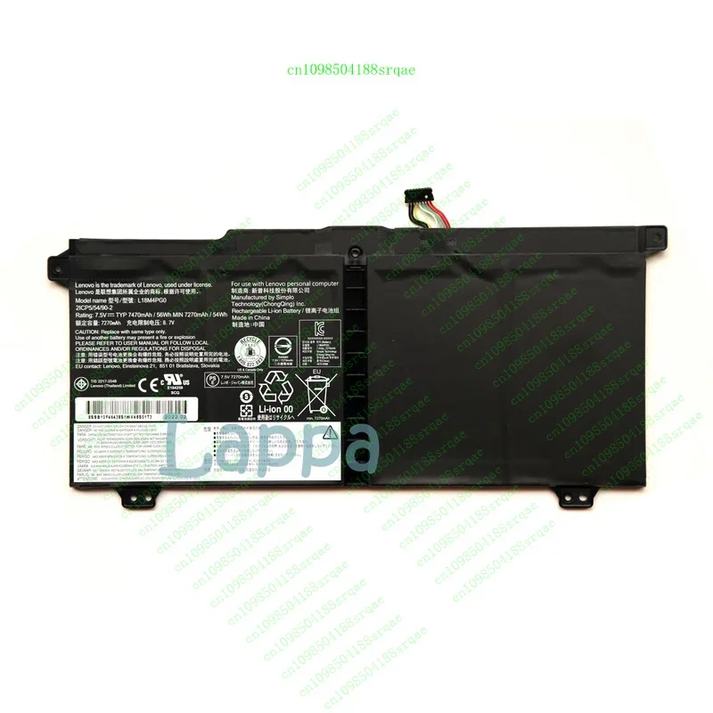 

Новый оригинальный аккумулятор L18M4PG0 L18C4PG0 L18L4PG0 для Chromebook Lenovo Yoga C630 "% тест"