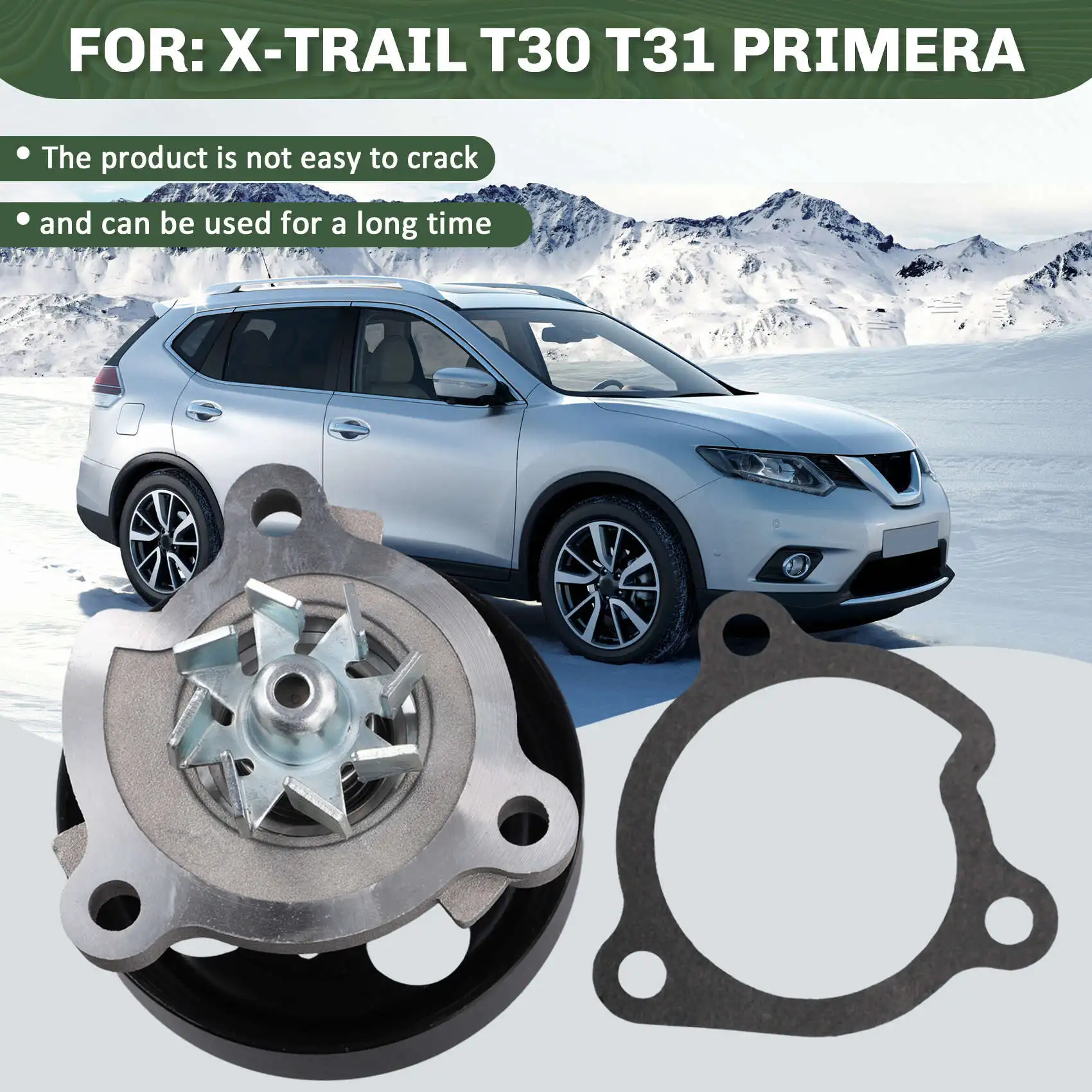 مضخة مياه لنظام التبريد لنيسان X-TRAIL XTRAIL T30 T31 PRIMERA ALTIMA 21010F462A 210106 N21A 210108 J010 210106 ن225