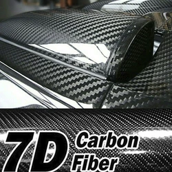 Universal 7D Glossy Carbon Fiber Vinyl Film Car Interior Wrap Stickers Self-adhesive Decal Paper Auto Accessories 30cm*152cm
