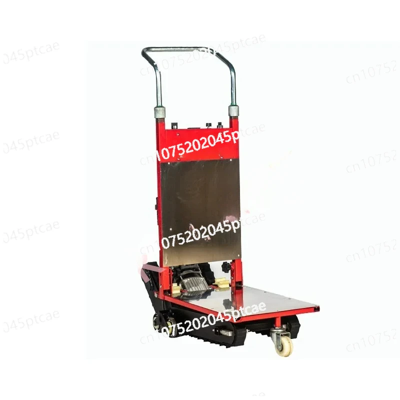 Silent Electric Stair Climbing Vehicle Cargo Handling Cart,Crawler-Type Up and Down Stair Climber, Folding Angle Adjustable, 400