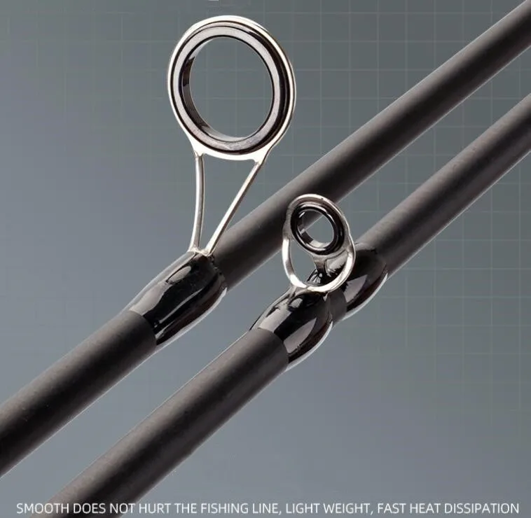 Fishing rod Lure Travel Spinning/Casting Fishing rod 1.98m/2.1m fishing rod 4 sections carp perch