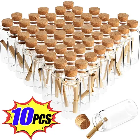 10Pcs 5/7/8/10/12/15/20ml 코르크 마개와 미니 유리 병 드리프트 병에 대 한 DIY 장식 약병 사랑스러운 웨딩 파티 장식 Best5 10Pcs 5/7/8/10/12/15/20ml 코르크 마개와 미니 유리 병 드리프트 병에 대 한 DIY 장식 약병 사랑스러운 웨딩 파티 장식 Best5