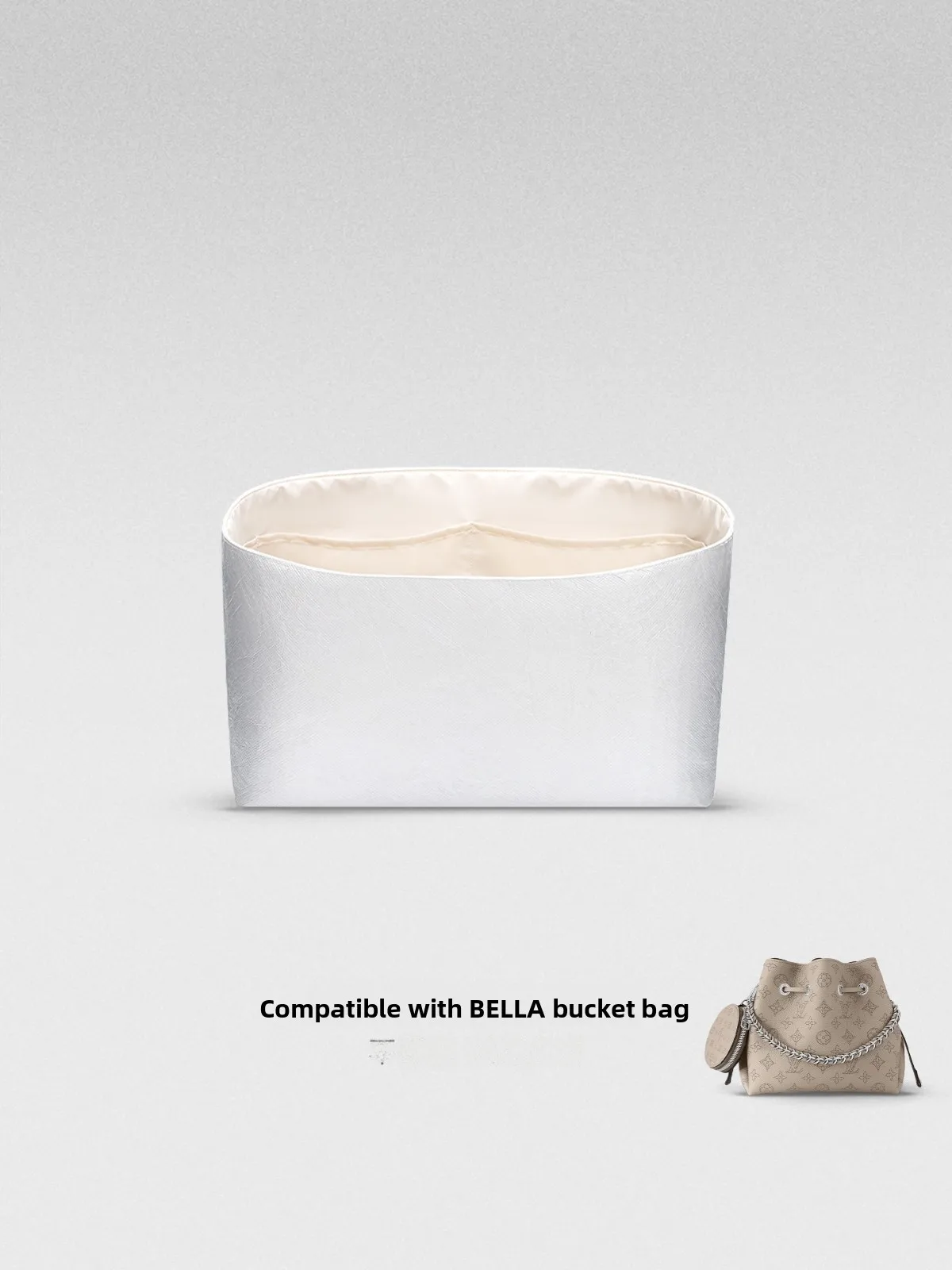 

LV Bella Moon Goddess Drawstring Bucket Bag with Dupont Paper Inner Liner Medium Insert Lightweight Inner Cushioning