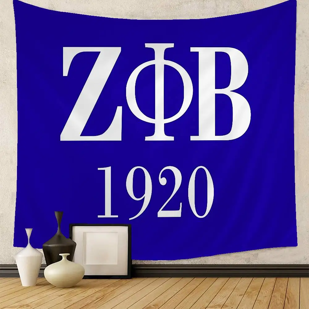 Zeta Phi Beta Chart Tapestry Art Science Fiction Room Home Decor Cheap Hippie Wall Hanging