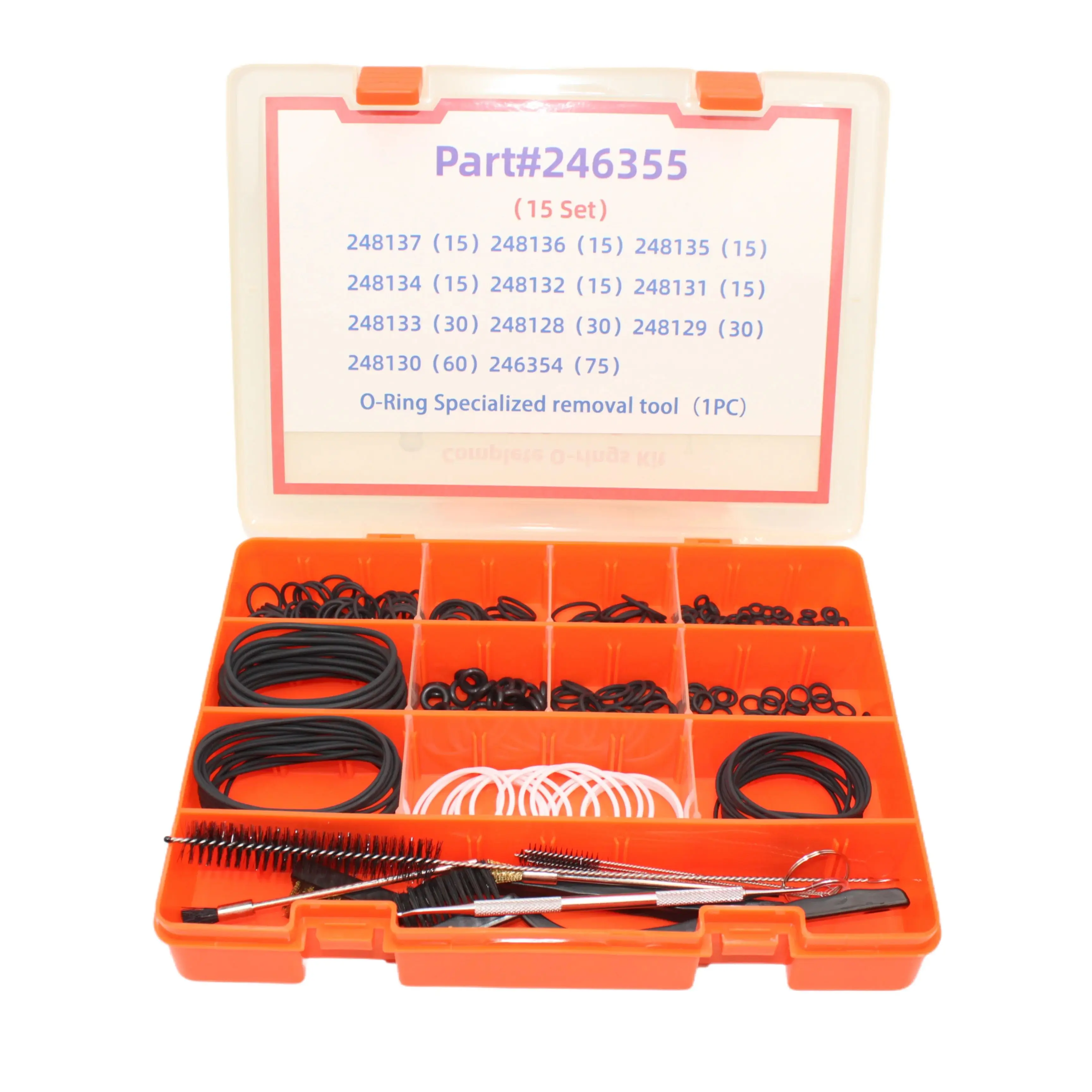 Aftermarket 15 sets 246355 Complete O-ring Kit for Fusio Air Purge AP Spray Gun