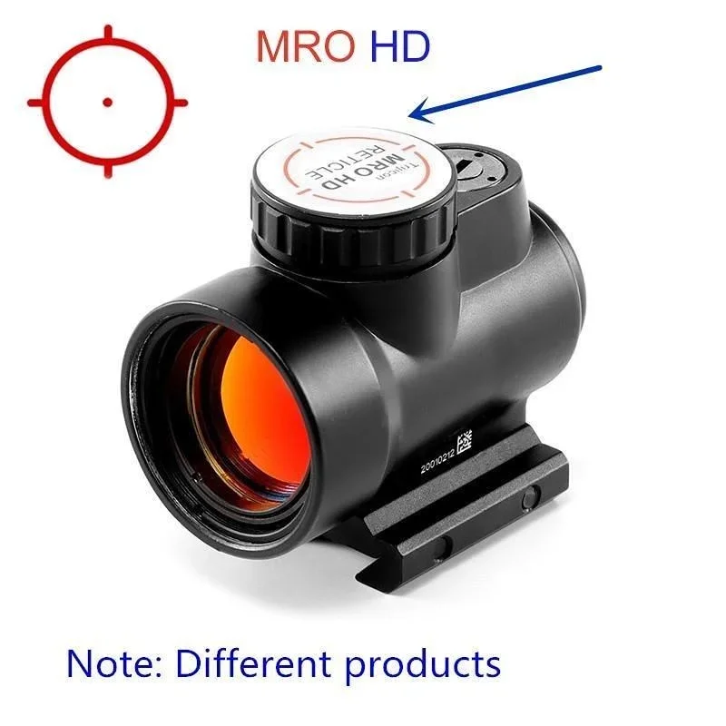 Tactical MRO Holographic Red Dot Sight Scope Illuminated Sniper Gear Rifle Hunting Airsoft Wargame Outdoor Sports