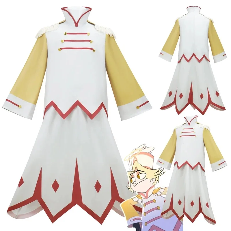 AnimeVibe 2026 New Anime Adam Hazbin Cosplay Costume Hotel Abel Cos Robe Outfits Uniform Suit Halloween Carnival Party RoleGlow view 6