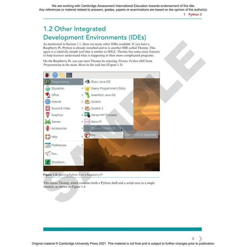 كامبريدج IGCSE وO Level كتاب برمجة علوم الكمبيوتر لبيثون مع الوصول الرقمي 2 سنة كريس روفي 9781108951562 #4