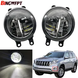 1pair For Toyota Land Cruiser Prado J150 2009 2010 2011 2012 2013 Car LED Fog Light 30W Front Bumper Fog Lamp 12V