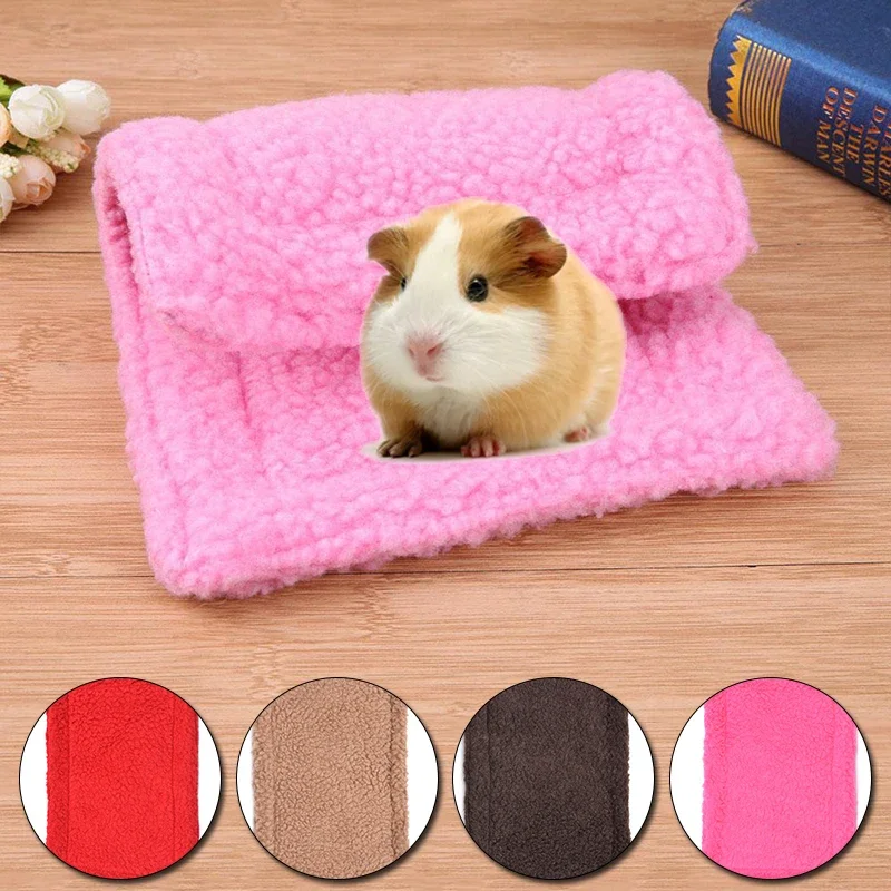 Soft Pet Blanket Mat Small Animal Guinea Pig Hamster Bed Squirrel Hedgehog Rabbit Chinchilla Mat Nest