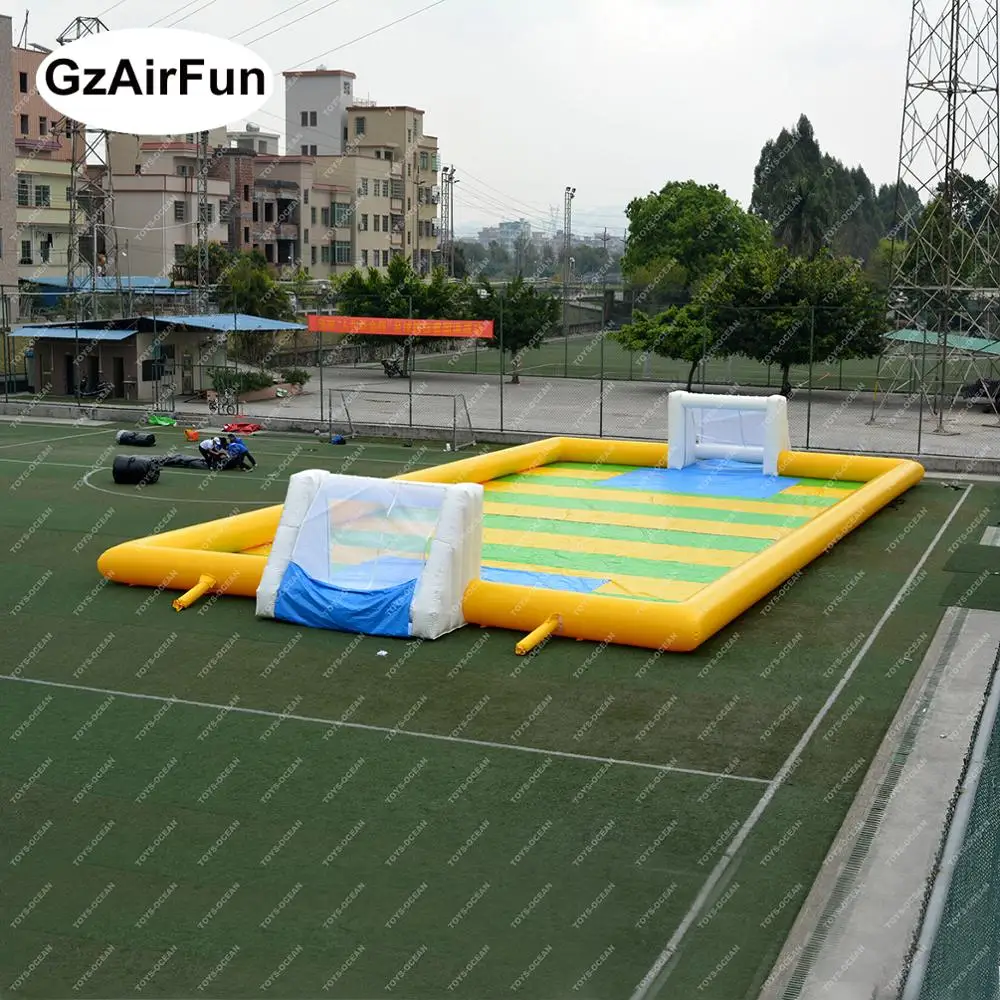 

Outdoor Large Soap Football Field Inflatable Football Sports Game