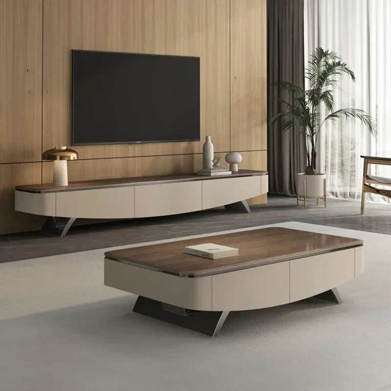 

Drawers Wood Tv Table Modern Trendy Salon Luxury Cabinets Living Room Designer Tv Stands Universal Archivadores Unique Furniture