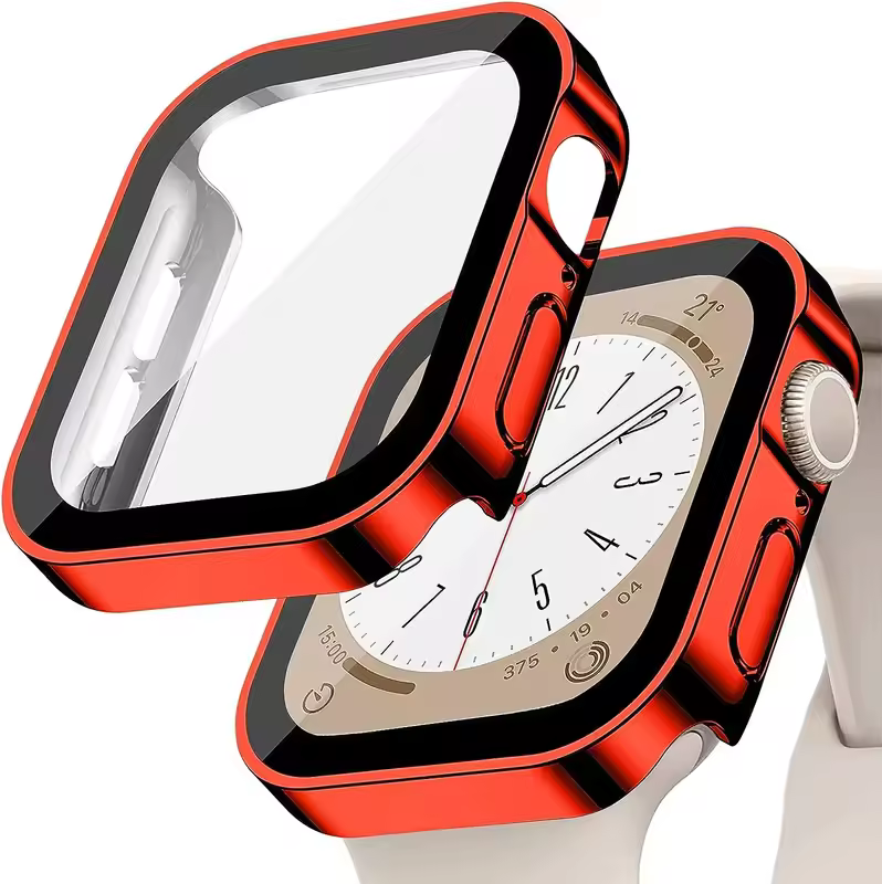 Tempered Glass+Cover For Apple Watch 11 10 9 8 7 46mm 42mm PC Bumper Screen Protector Case iWatch Series 7 6 5 4 SE3 44 40 45mm - Image 33