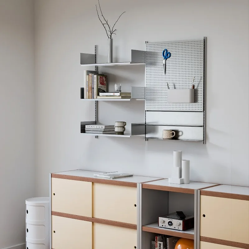 Baffle wall storage display rack wall invisible shelf decorative rack
