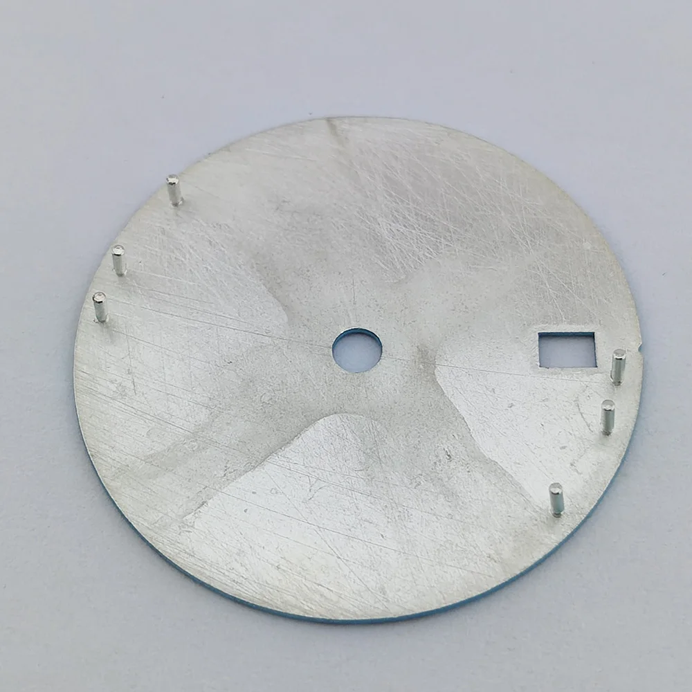 28.5mm dial NH35 dial gradient can be customized logo, suitable for NH35/NH36/NH34 movement and men's watch replacement accessor