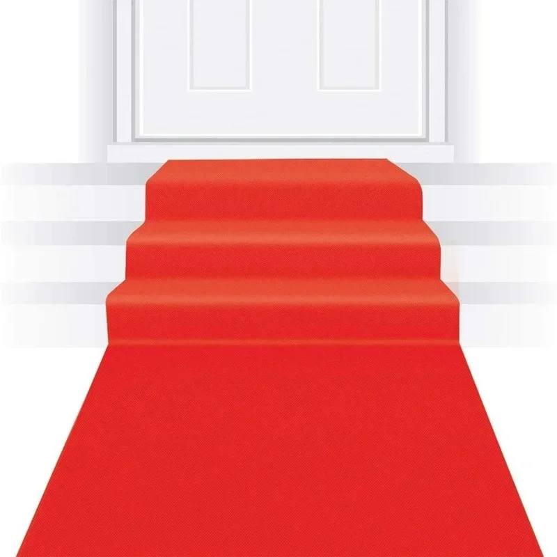 Hochzeitsteppich, exquisit, hochwertig und stimmungsvoll, Hochzeits-Gangläufer-Teppich, roter Teppich, für drinnen und draußen, Hochzeitsteppich, Party – Detail 12