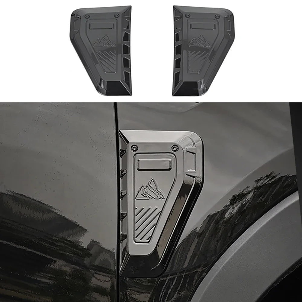 For JETOUR ShanHai T1/Freedom Shanhai 2024 2025 Car Panel Body Side Mark Air Vent Modified Exterior Leaf Cover Outer Decoration